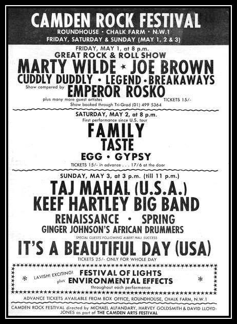May 2, 1970 Roundhouse, London, ENG, Concerts Wiki